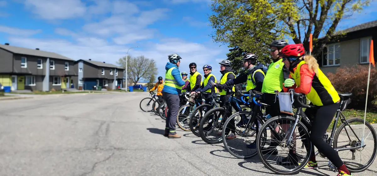 Des instructeurs sont formés pour enseigner le programme cycliste averti de Vélo-Québec